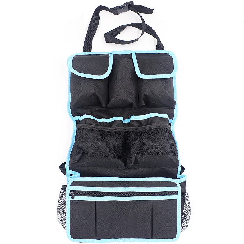 

Car Seat Back Organizer Backseat Storage Bag Car Seat Protection Net Holder Multi-Pocket Travel Car-Styling Internal Accessory