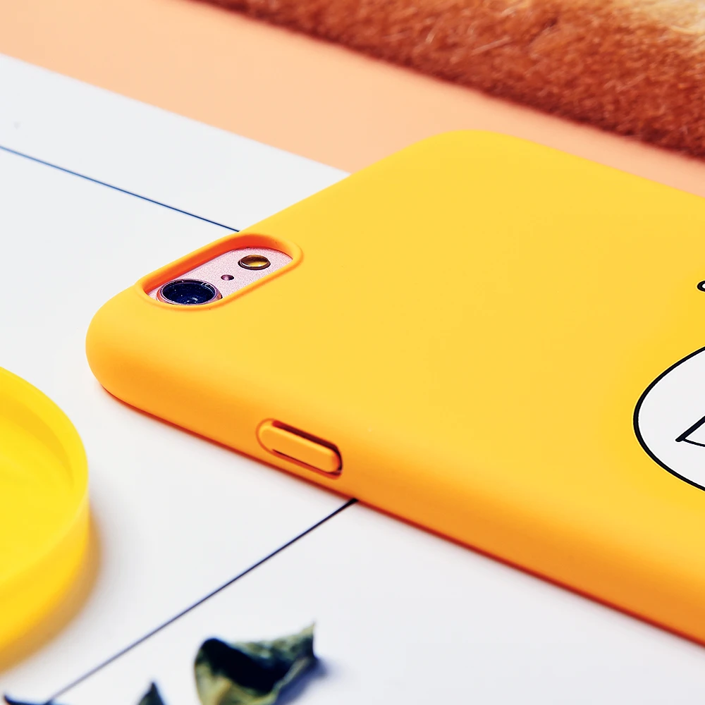 TOMKAS милый чехол для iPhone X XS 8 7 10 6 s XR телефона Plus Max Роскошные желтые Чехлы PC Coque |