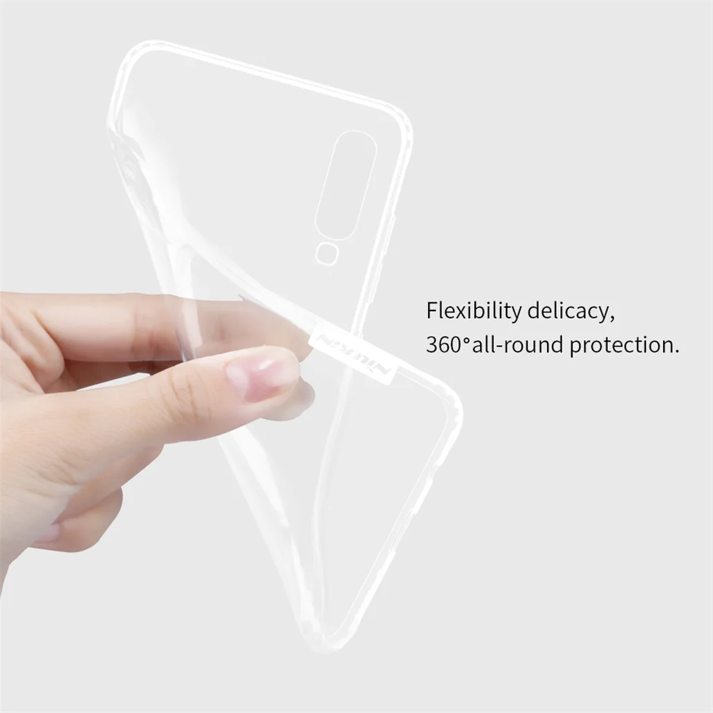 For Samsung Galaxy A70 Case Nillkin Nature Transparent Clear Soft Silicon TPU Protector Cover for Back | Мобильные телефоны и
