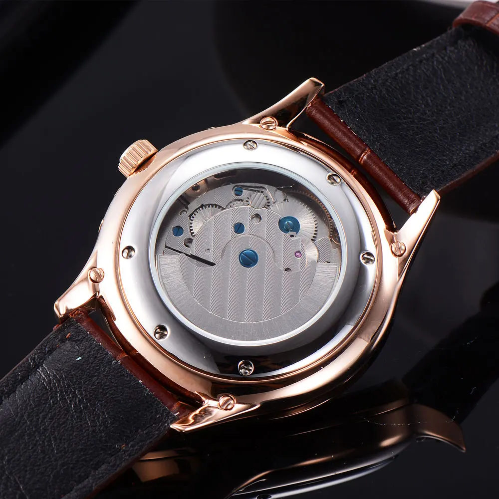 44 мм Мужские Роскошные автоматические наручные часы с белым циферблатом и синими