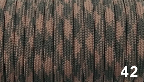 YOUGLE Paracord 550 парашютный шнур веревочка Mil Spec type III 7 нитей 100FT оборудование для альпинизма кемпинга выживания 39-45 - Цвет: 42