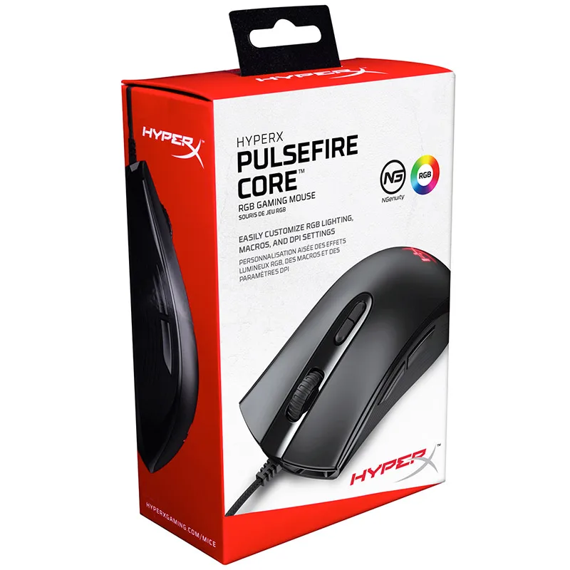 Профессиональная игровая мышь Kingston HyperX Pulsefire FPS Surge RGB и Core|professional gaming mouse|gaming