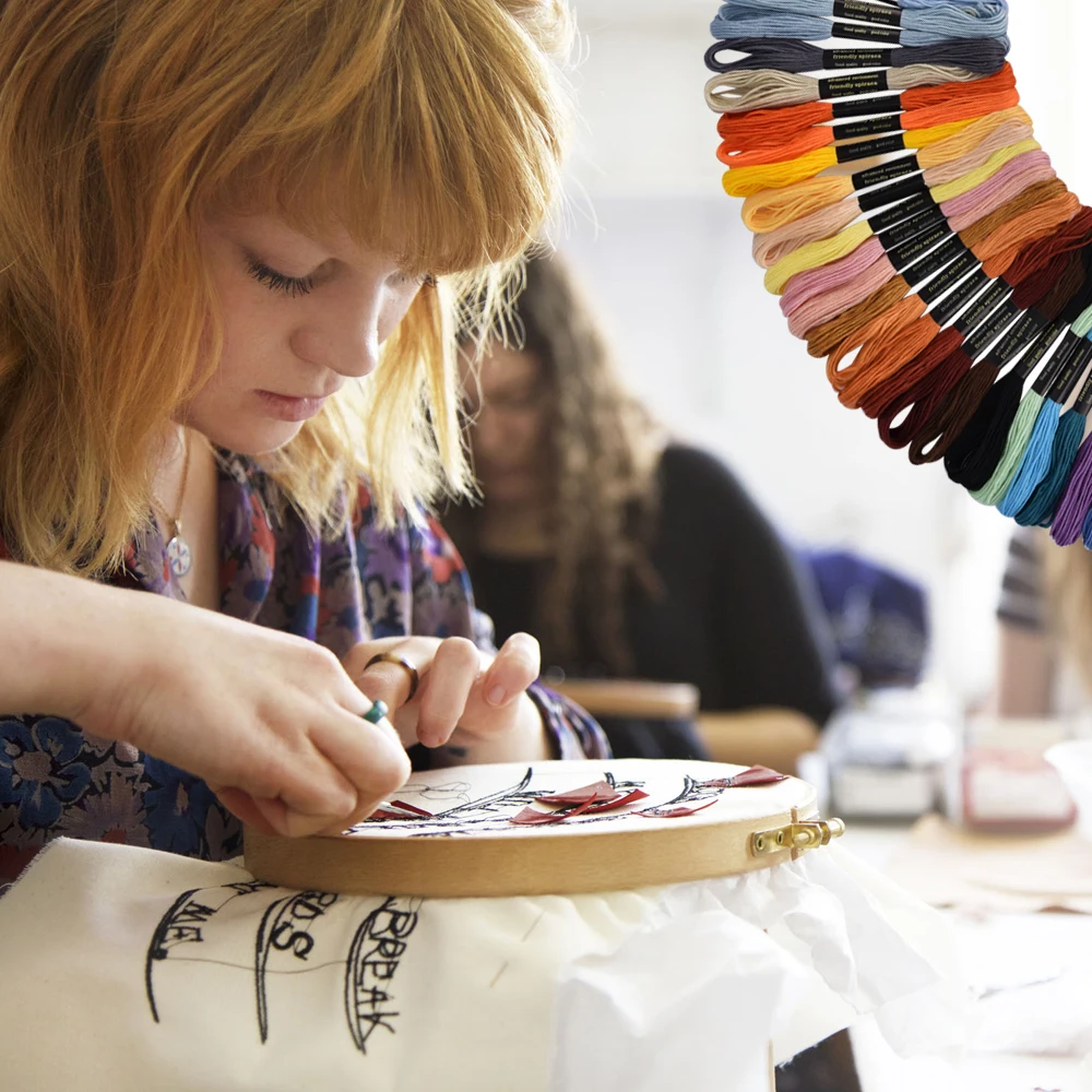 

50 Colors Embroidery Sewing Thread Line Embroidery Thread Sewing Embroidery Cross Stitch DIY Sewing Accessories For Handmade