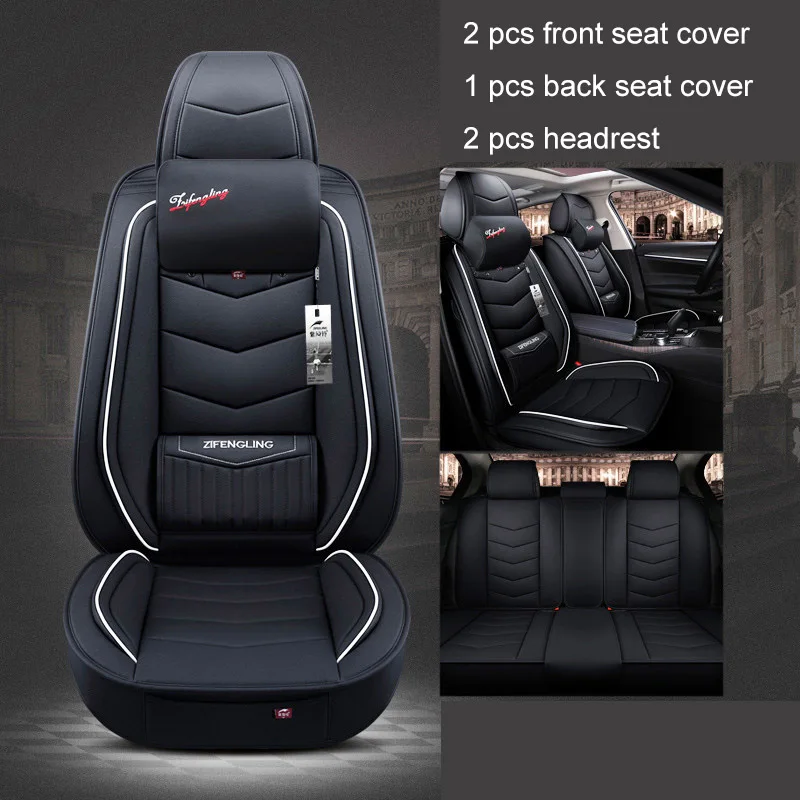 Version B 5 сидений(передние+ задние) чехол для автокресла для Ford Edge Mondeo Ecosport Focus kuga, Land Rover Freelander 2 - Название цвета: Version B
