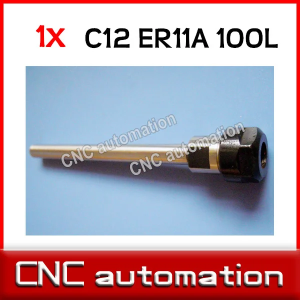 C12 ER11A 100L патрон патрона 100 мм удлинитель прямой хвостовик для ER Collet с Гайка|shanks| |