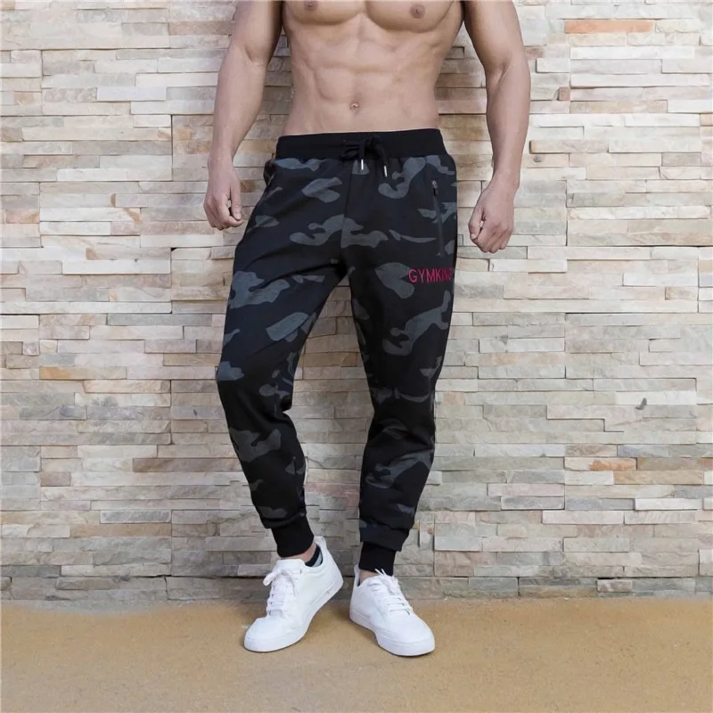 Осенние новые спортивные штаны Мужские для спортзала бега фитнеса спорта