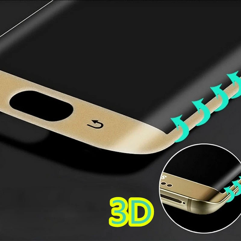 3D изогнутые поверхности взрывозащищенные полный Экран закаленное Стекло для