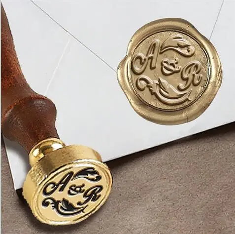 Персонализированная монограмма 2 оригинальная Стандартная печать 1 дюйм Die # 301B