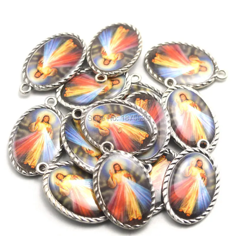 Иисус Девайн милость две стороны же фото 7 католических фигур Lourdes Guadalupe Майкл