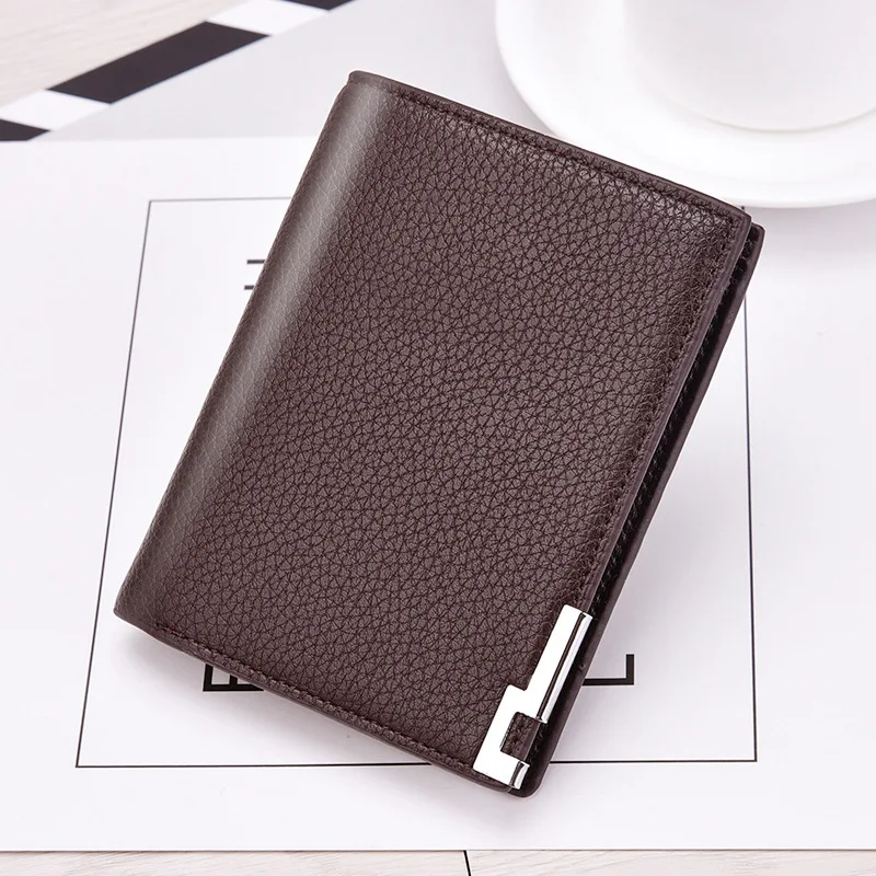 Мужской тонкий кошелек billetera hombre erkek cuzdan маленькие кошельки porte feuille homme мужской
