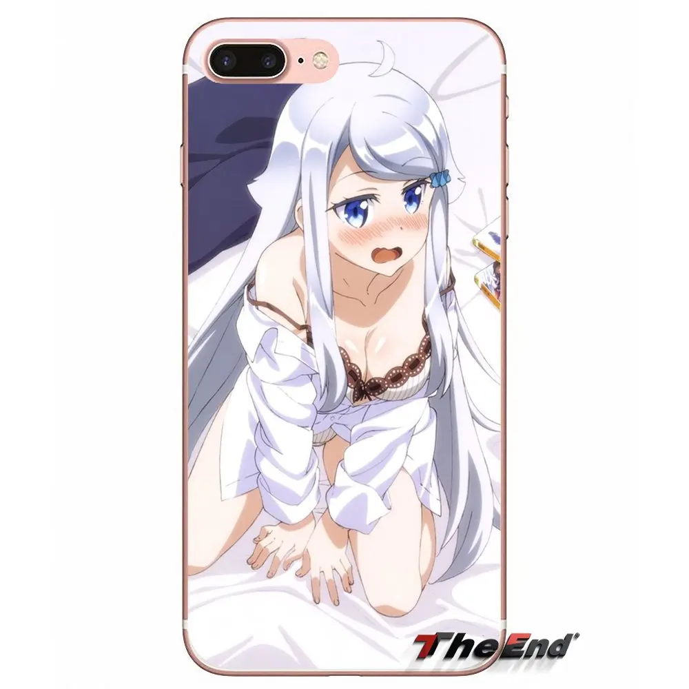 Силиконовый чехол для iPhone X 4 4S 5 5S 5C SE 6 6S 7 8 Plus Samsung Galaxy J1 J3 J5 J7 A3 A5 2016 2017 Imouto sae Ireba Ii anime