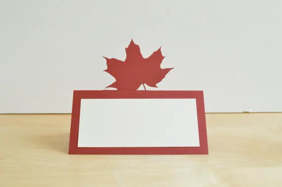 День Благодарения Турция-тыква-лист-осень палатки место карты свадебные детские