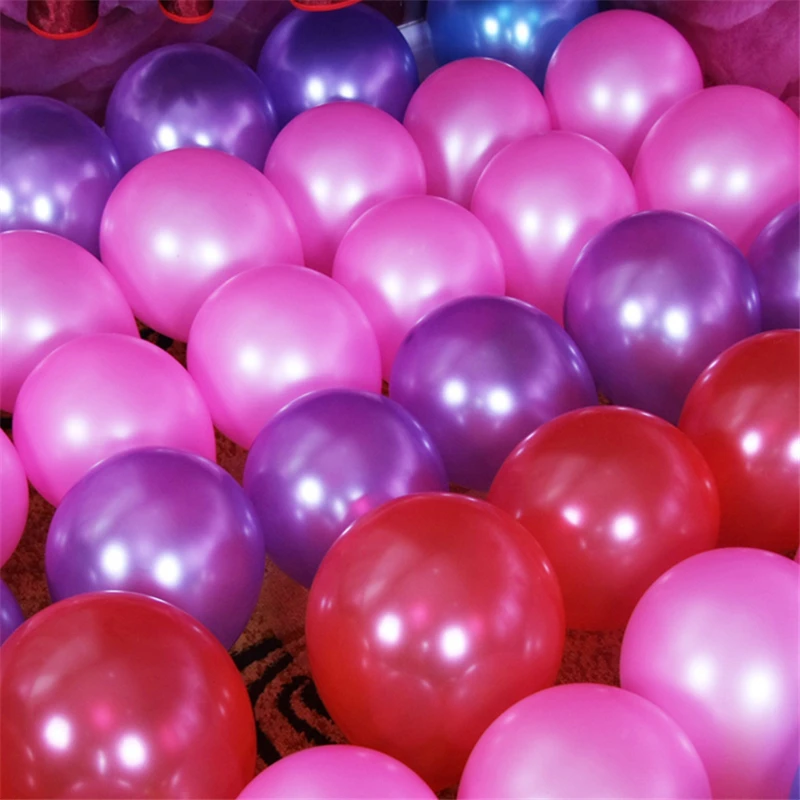 Black Balloons 10pcs/lot 10inch 1.5g Latex Helium Balloon Inflatable Wedding Decorations Air Balls Happy Birthday Party | Дом и сад