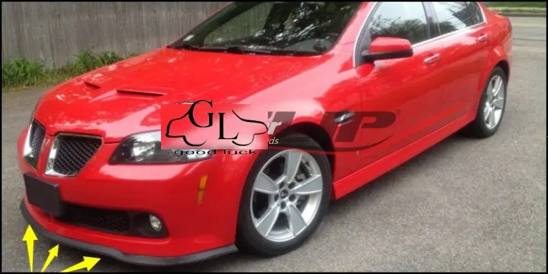 Дефлектор губ бампера для Pontiac G6 G8 передняя юбка спойлера ДЛЯ TopGear Friends тюнинга