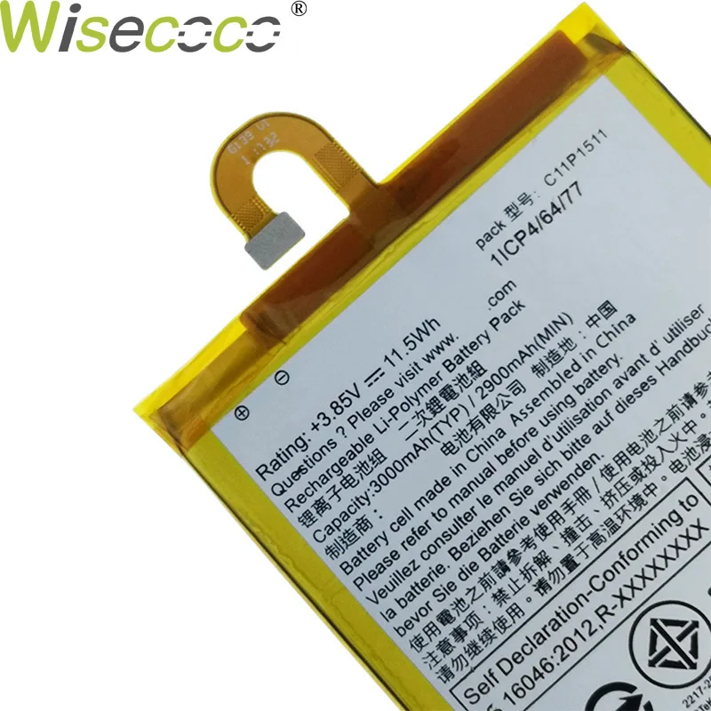 Wisecoco C11P1511 батарея для ASUS ZenFone 3 Ze552kl Z012da/e ZB553KL телефон Высокое качество+ номер отслеживания