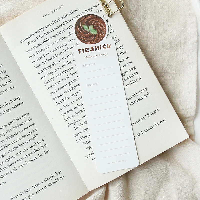 30 шт./упак. креативная упаковочная бумага Bookmarks оригинальная свежая ручная