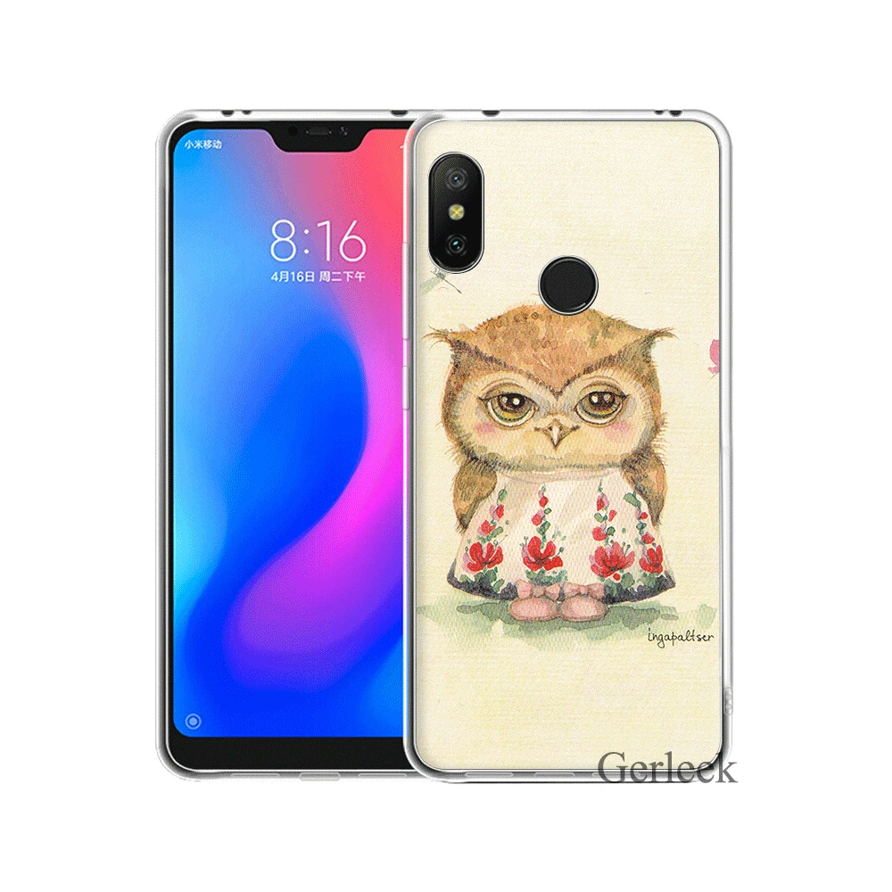 Чехол для мобильного телефона Desxz с милым рисунком совы Xiaomi Redmi Note 3 Pro 4 4X 5 6 7 Go 5A