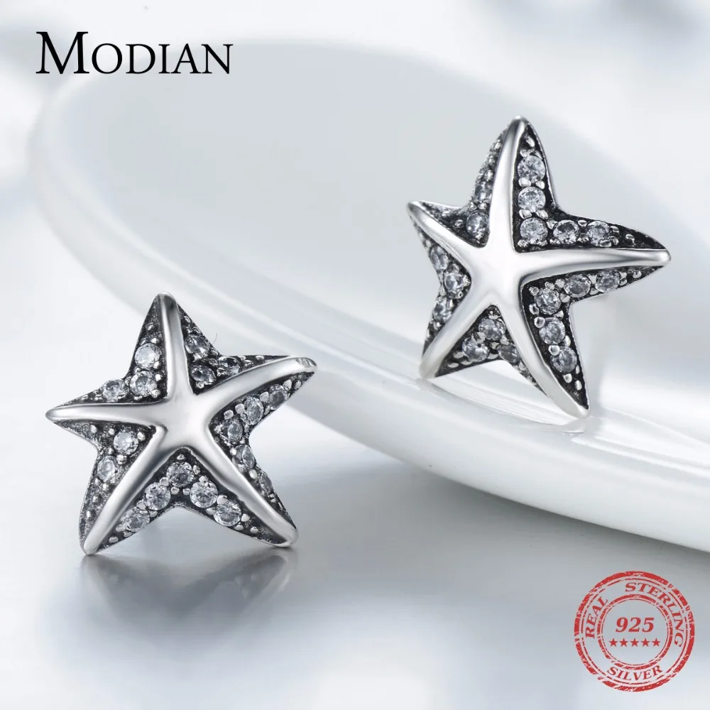 Modian новый дизайн Аутентичные 925 стерлингового серебра Морская звезда