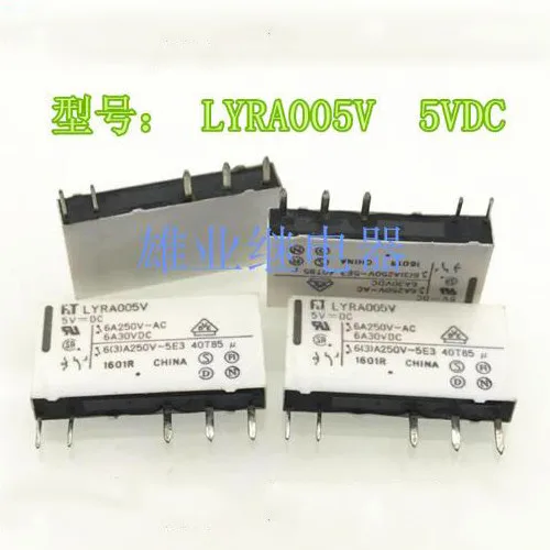 Реле 5 в LYRA005V 5VDC DC5V LYRA005V5VDCDC5V 6A 5PIN|Реле| |