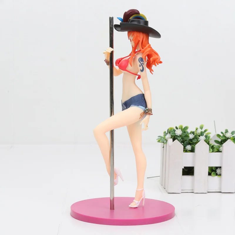 24 см цельная фигура одна штука девчачьи девушки Nami Pole dance Flag Diamond Ship Code B ПВХ