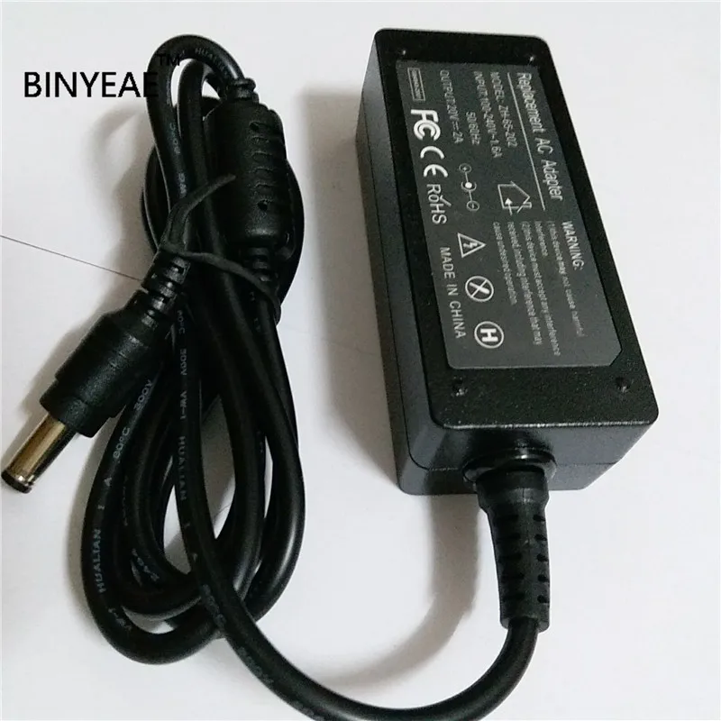 20V 2A 40W AC адаптер Зарядное устройство для Lenovo IdeaPad S100 S205 S206 S405 U260 M5922GE 08763CU 0876 34U