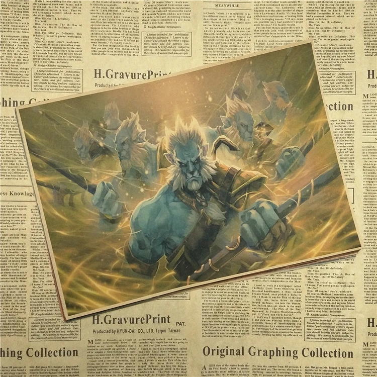 DOTA2 C украшение для дома крафт игра постер рисование ядра настенные наклейки