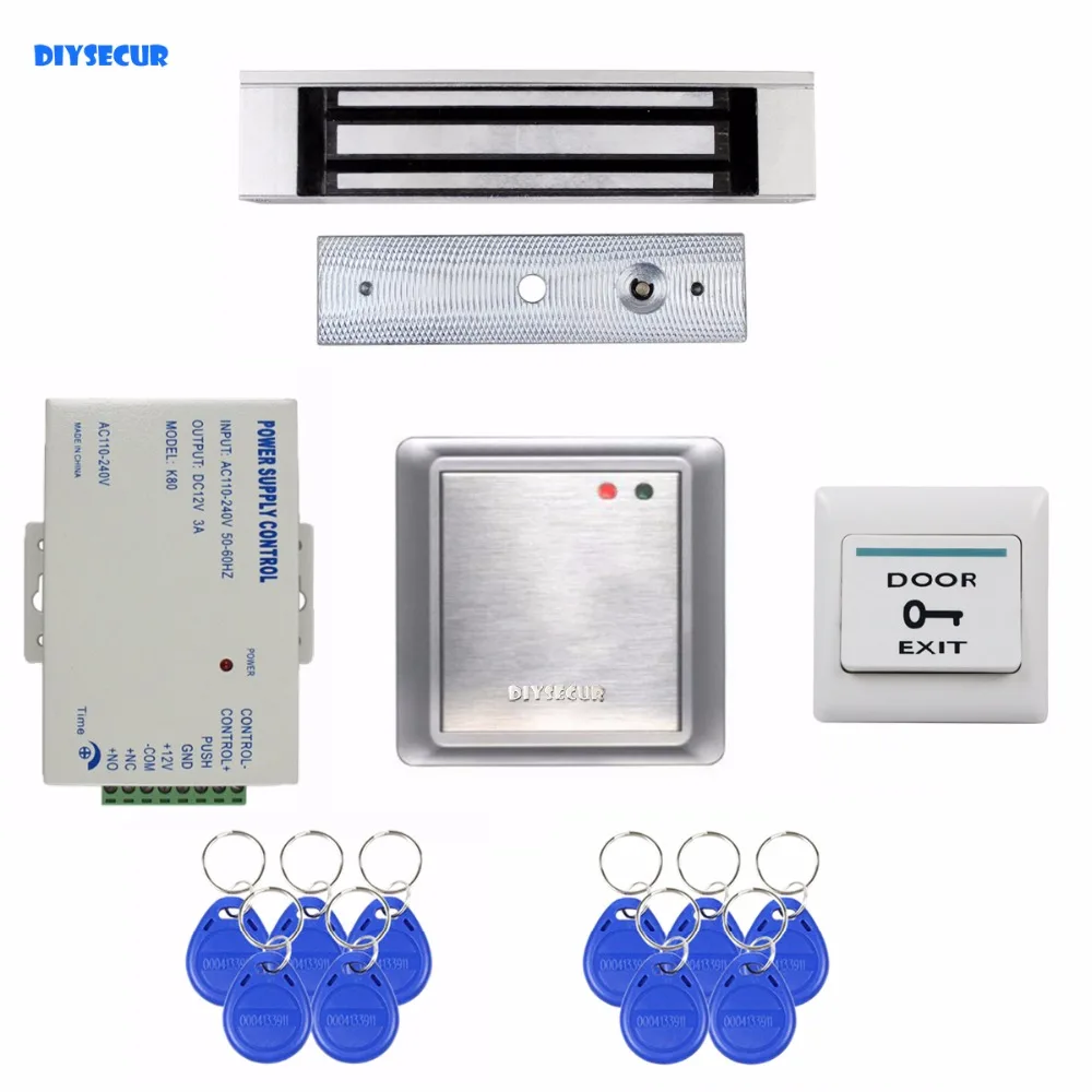 DIYSECUR Водонепроницаемый RFID 125 кГц считыватель ID карт система контроля доступа