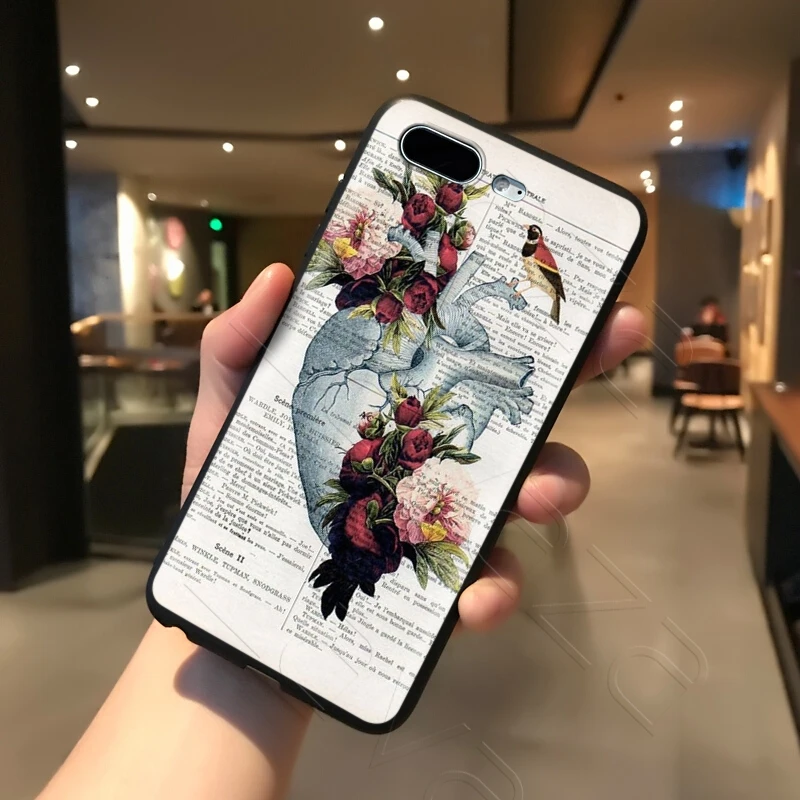 Лаваза Анатомия человека Корпус органа для iPhone 11 Pro XS Max XR X 8 7 6 6S Plus 5 5s se |