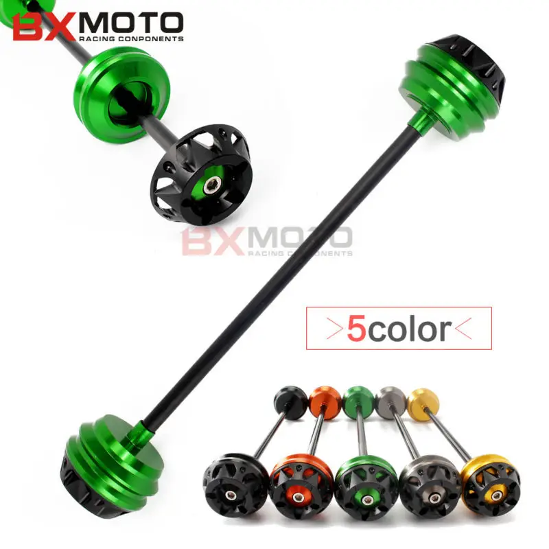

Алюминиевые аксессуары для мотоциклов Kawasaki Z800, Z1000, Z900, Z650 с ЧПУ, передняя ось, ползунок, рама, вилка, защита от удара