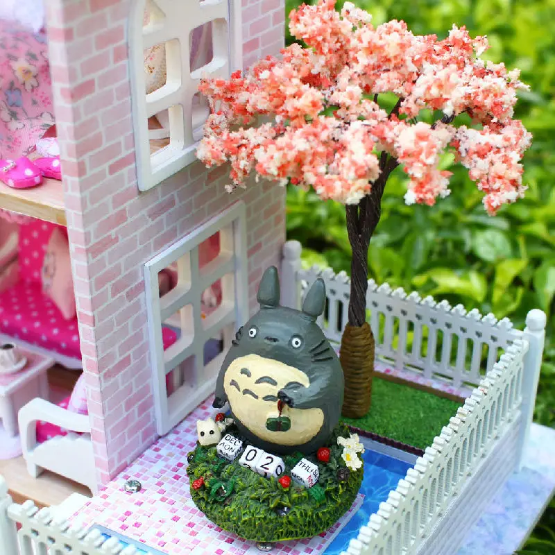 Миниатюрный Кукольный домик сделай сам Casa De Boneca 3D Деревянный кукольный пазл