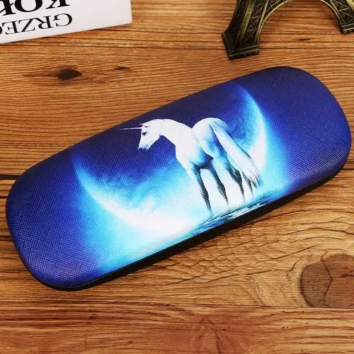5 Чехол для очков Pegasus с единорогом из мультфильма близорукость девочки и мальчики креативная личность портативная герметичная коробка для очков - Цвет: 5