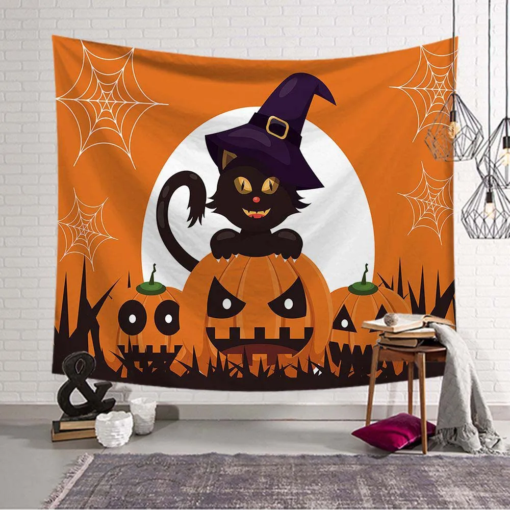 1 шт. 60x51 дюйм/80x60 дюймов 24 дизайн с надписью Happy Halloween декоративные фоны декор для