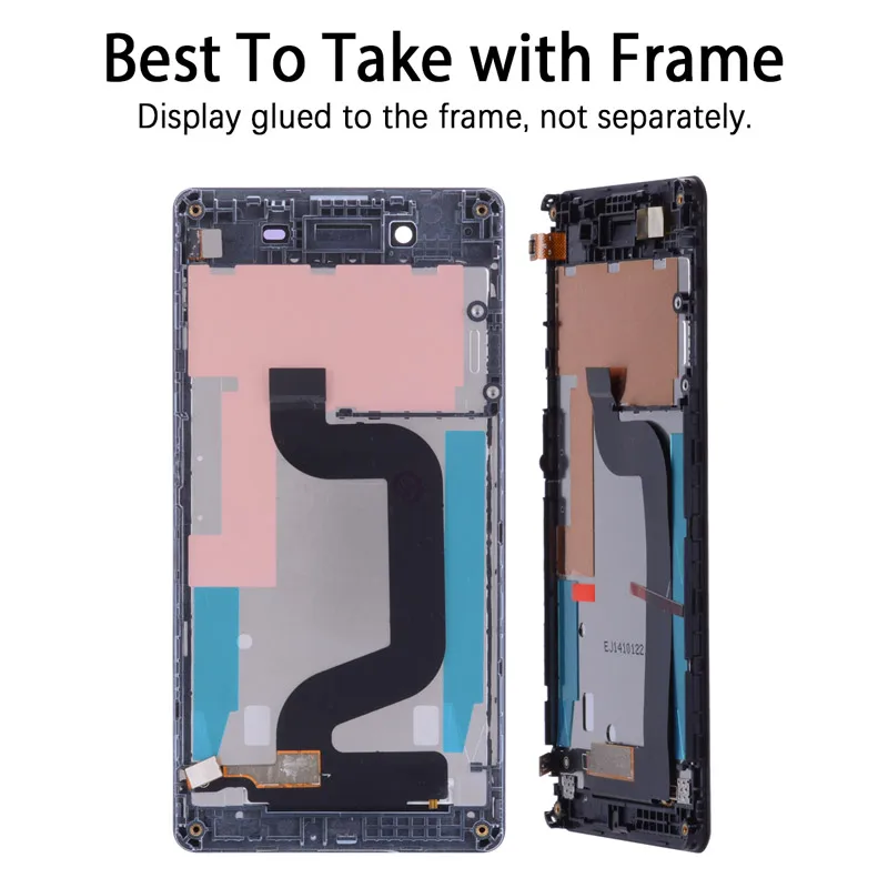 Оригинальный сенсорный ЖК экран для Sony E3 дигитайзер с рамкой SONY D2203 D2206 D224