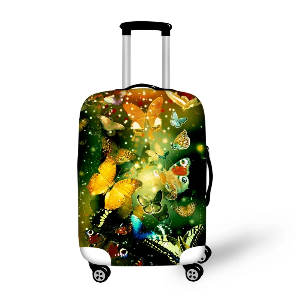 JBS-NO.1 18-24 inch Cute Butterfly Printed Travel Elastic Luggage Protector Cover Suitcase Bags Dust-proof Scratch-resistant | Багаж и