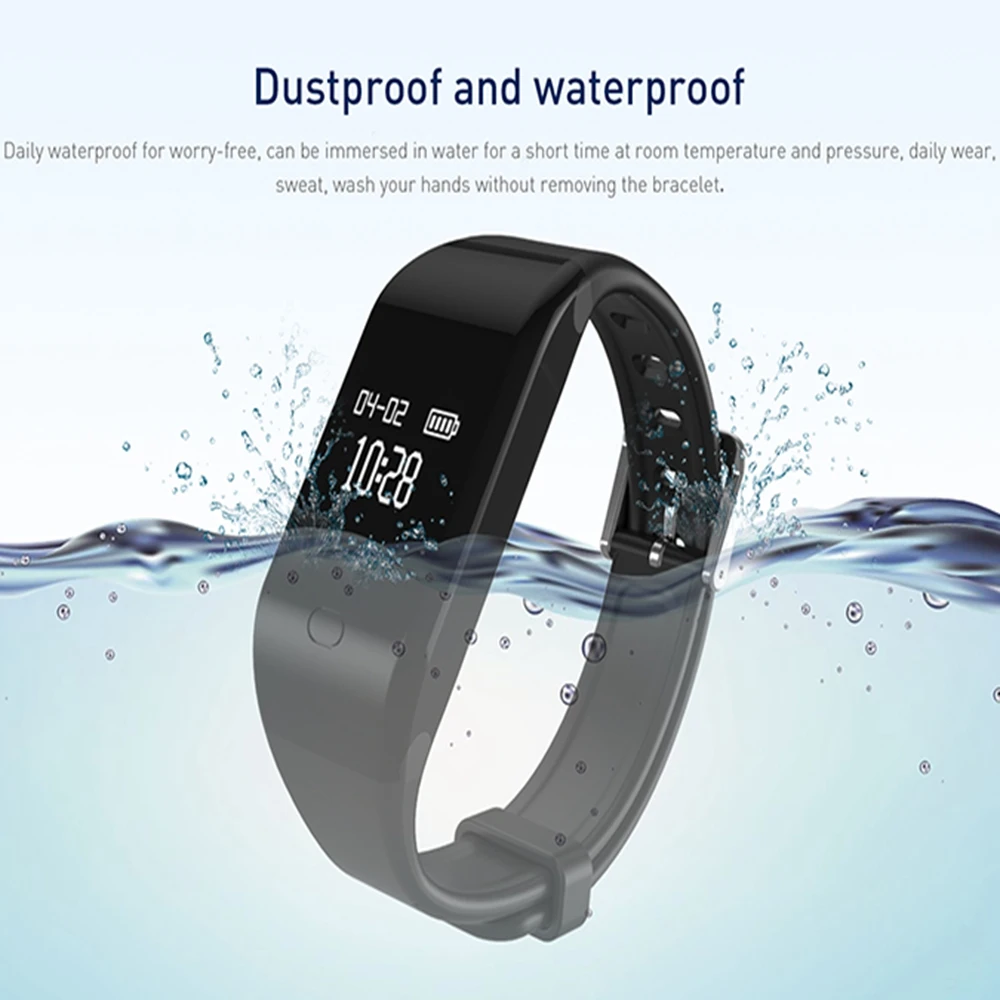 Смарт-браслет FITPOLO H701 Bluetooth 4 0 пульсометр Монитор калорий длительное время