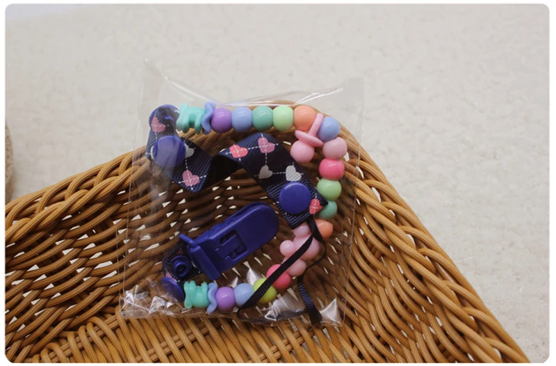 Детские соски с зажимами фиксатор для пустышки держатель плетеный Бинки ниппель