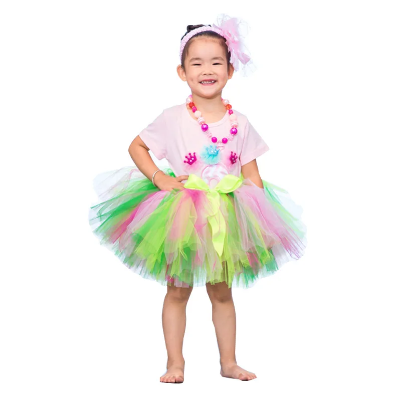 

Girls Tutu Skirts For Kids Fluffy Patchwork Mix 5 Colors Princess Kids Girls Skirt Birthday Party Tulle Skirt 4 Designs
