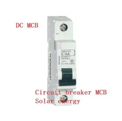 1P 6A 10A 16A 20A 25A 32A автоматический выключатель постоянного тока MCB солнечная энергия