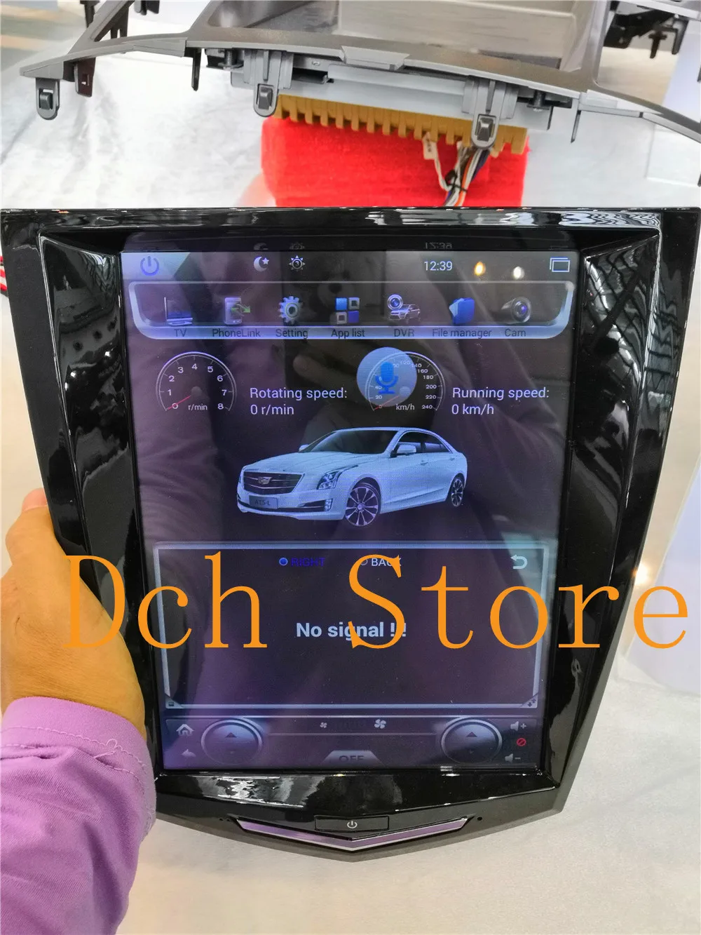 10,4 дюймов вертикальный экран Tesla стиль автомобильный dvd-плеер Android 6,0 gps для Cadillac ATS ATSL XTS SRX 2013- навигационное радио