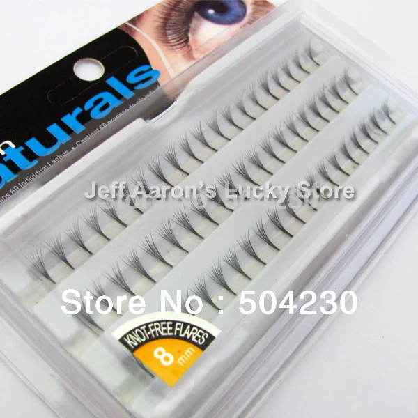 3 лотка 12 мм 10 мм 8 мм D Lash Curl натуральные Индивидуальные Накладные ресницы расширение 60 ударов в одной упаковке 8 ресниц на узел
