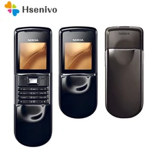 Nokia 8800 sirocco Refurbished Original 8800s 128MB phones English / Russian keyboard GSM FM Phone Gold Silver Black