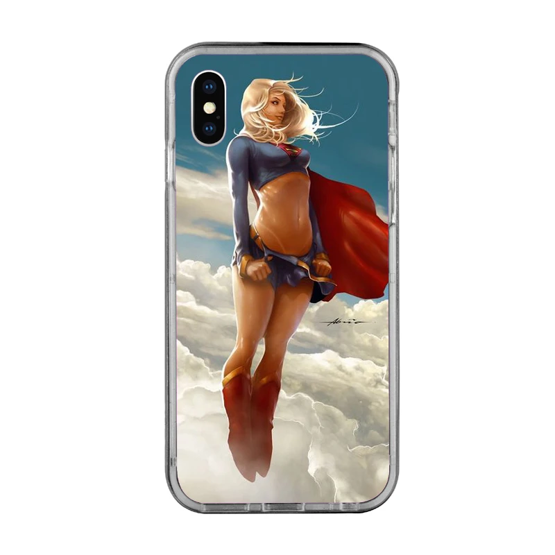 Чехол для телефона Superwoman чехол Apple iPhone 8 8Plus 7 7Plus 6 6S Plus X 5 5S SE 5C 4S Женский с