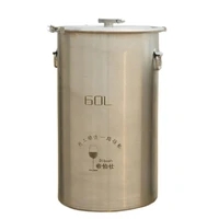 60l 304 stainless steel bucket home brewing fermentation tank for wine beer fermenter with anchor ear design storage container
