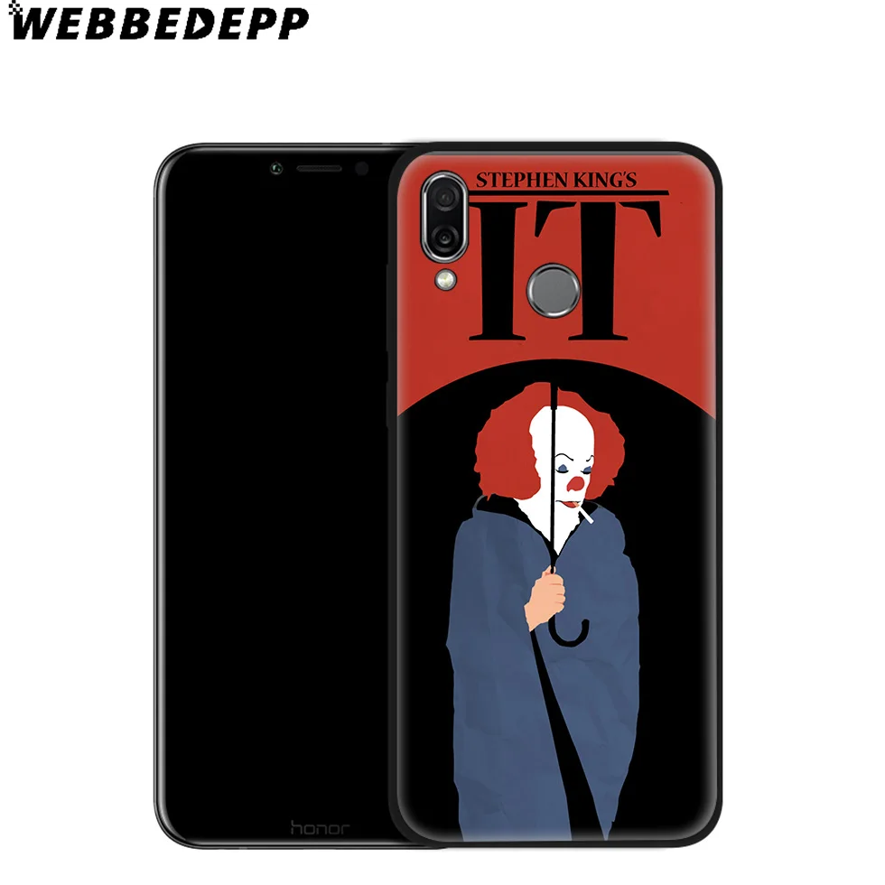 Мягкий чехол WEBBEDEPP Stephen King It для Huawei Mate Honor 20 6A 7A 7C 7X 8 9 9X 10 View Lite Pro 30 |
