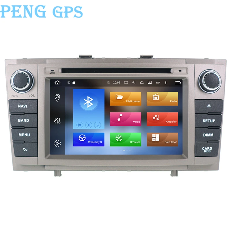 Новейший автомобильный DVD плеер с GPS навигацией для Toyota Avensis T27 2009 2015 Головной блок
