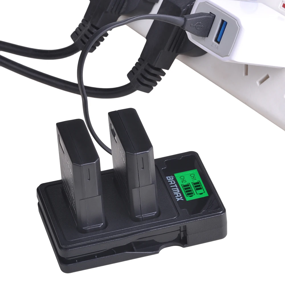 3Pc EN-EL14 EN-EL14a EL14 Battery + LCD USB Dual Charger Type C for Nikon P7800 P7100 D3400 D5500 D5300 D5200 Df. | Электроника