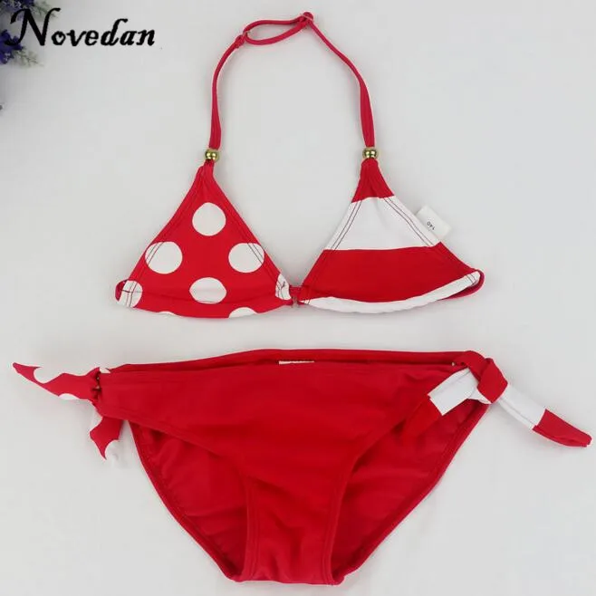 Новинка 2017 года бикини в полоску для девочек детский купальник купальный костюм