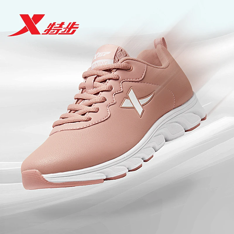 Xtep мужские кроссовки для бега кожаные спортивные водонепроницаемые теплые