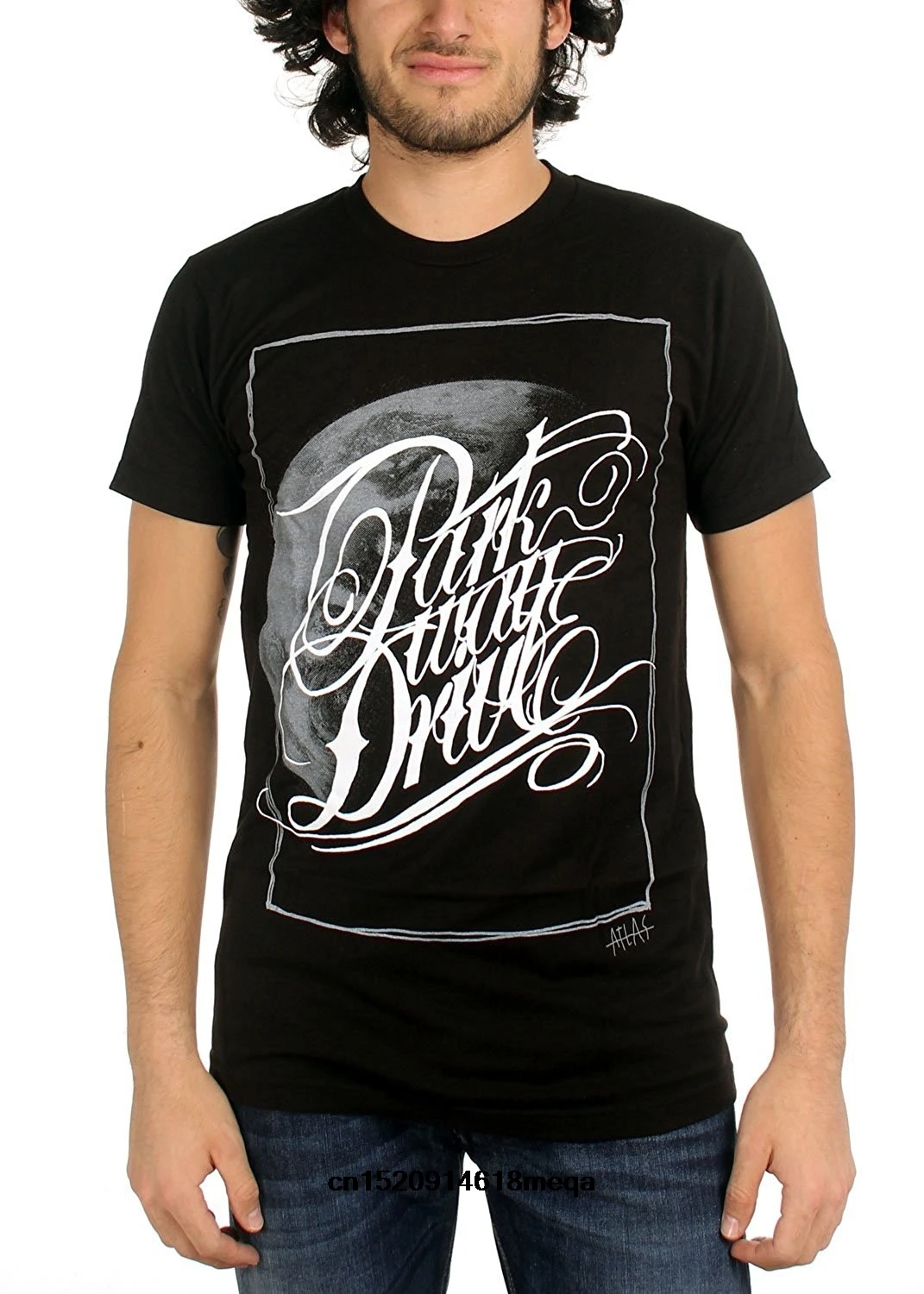 Забавные футболки PARKWAY DRIVE Earth Атлас Обложка альбома Slim Fit Футболка S 3XL|Футболки| |