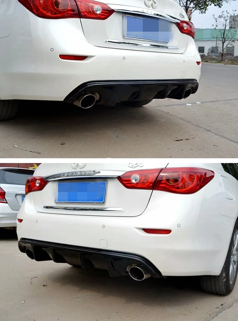 Задний спойлер для Infiniti Q50 Q50L Q50S высококачественный диффузор PP материал большой спойлер Q50 Q50L Q50S